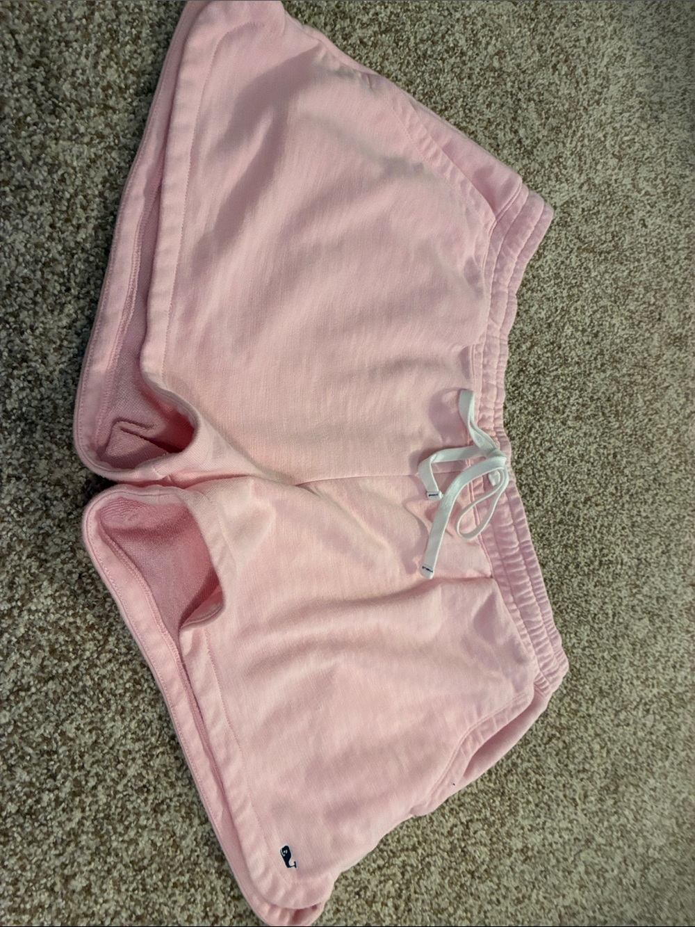 Vineyard Vines Pink Terry Drawstring Shorts
